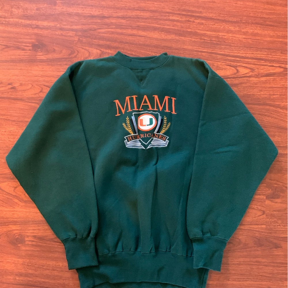 Miami Hurricanes Crewneck, Medium